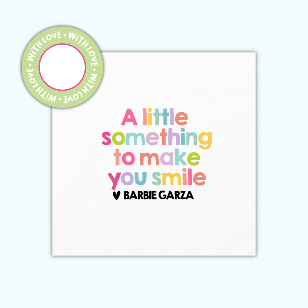 Gift Tags Β· Square with Textured β Girls Edition (Set of 24)