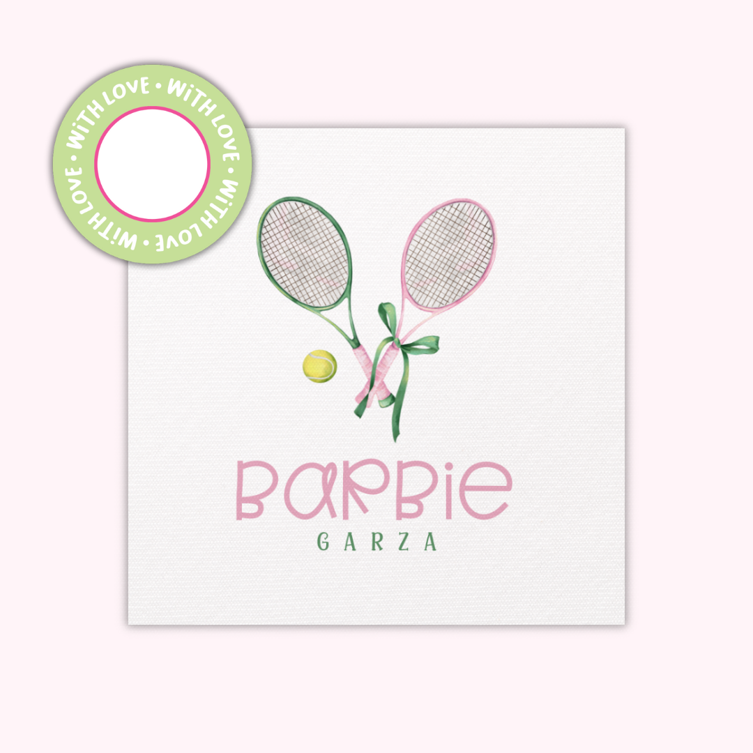 Gift Tags Β· Square with Textured β Girls Edition (Set of 24)