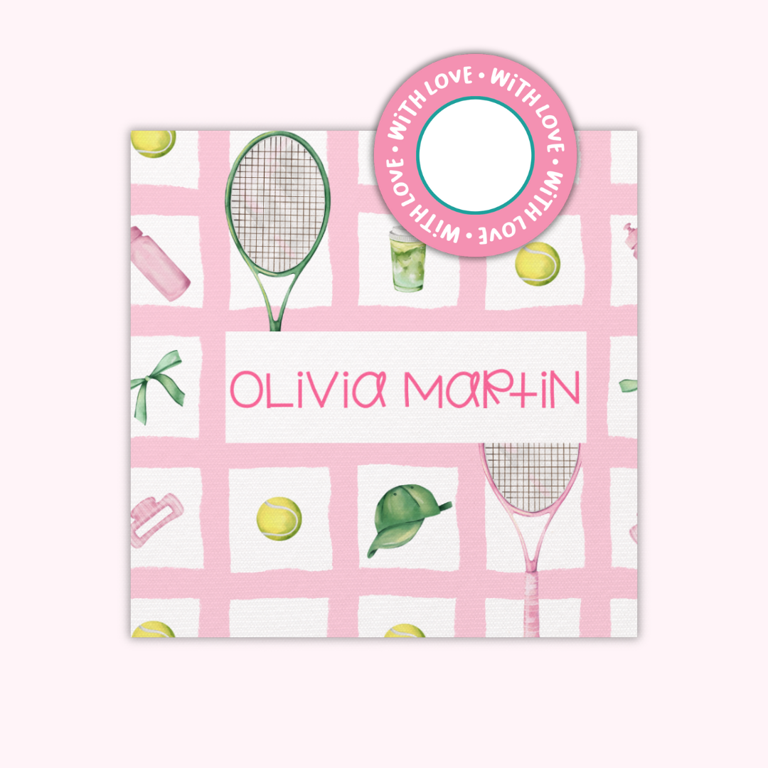Gift Tags Β· Square with Textured β Girls Edition (Set of 24)
