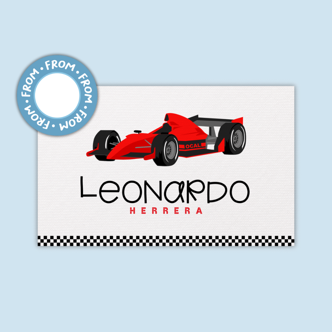 Gift Tags Β· Rectangle with Textured β Boys Edition (Set of 24)