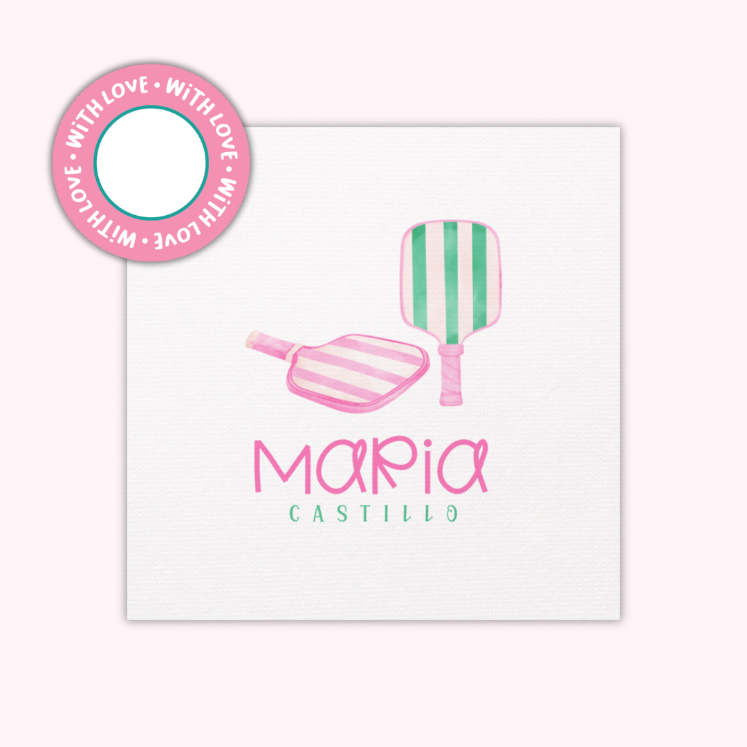 Gift Tags Β· Square with Textured β Girls Edition (Set of 24)