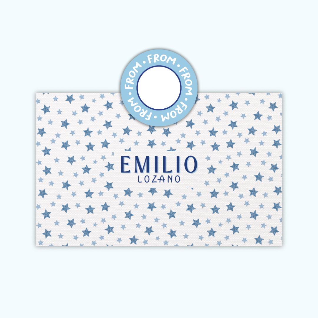 Gift Tags Β· Rectangle with Textured β Boys Edition (Set of 24)