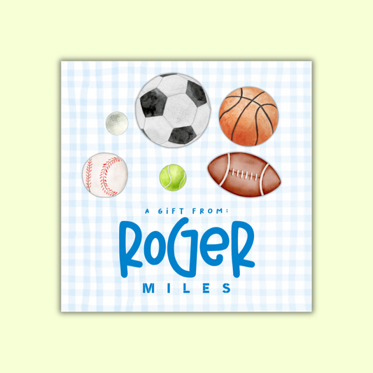 Gift Tags · 3D figure  —  Boys Edition (Set of 24)