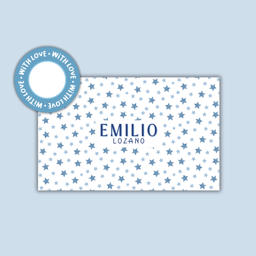 Textured Gift Tags  — Stars (Set of 24)