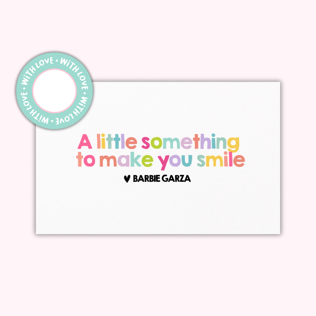 Textured Gift Tags — A little something (Set of 24)