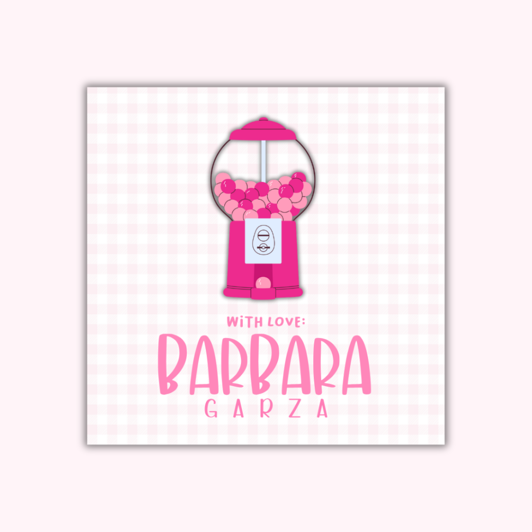 Gift Tags · 3D figure  — Girls Edition (Set of 24)