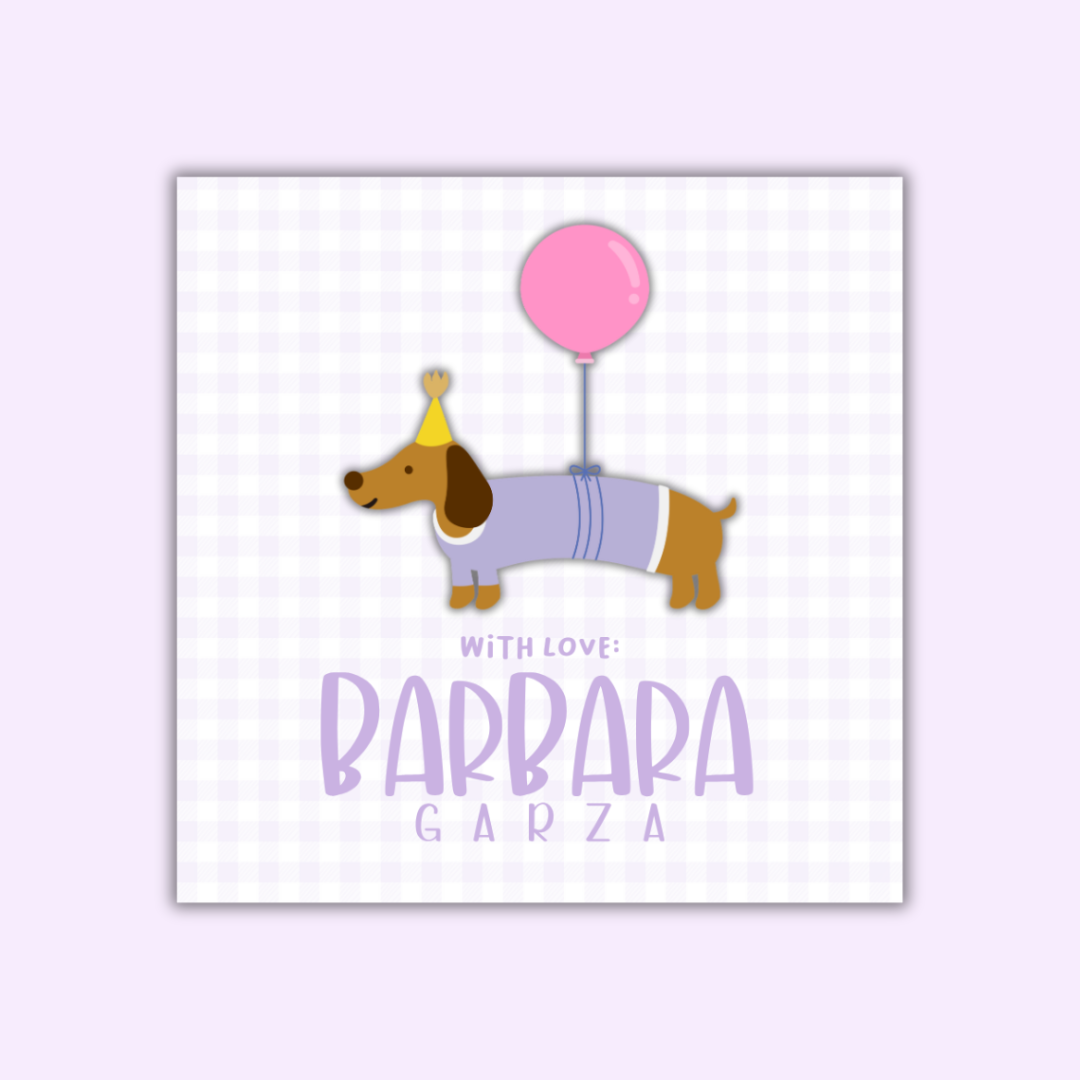 Gift Tags · 3D figure  — Girls Edition (Set of 24)